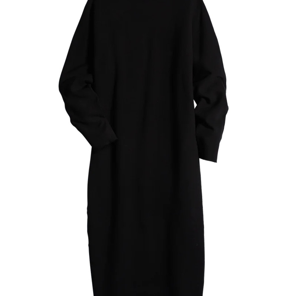 Frank and Eileen funnel neck sweatshirt dress short sleeve M